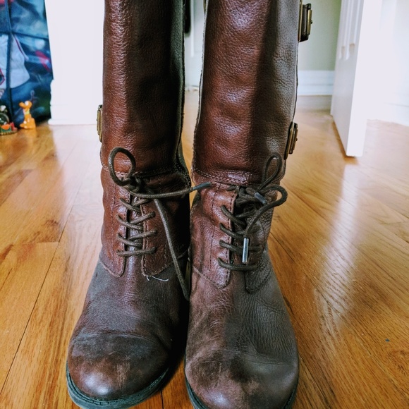 Mid-calf riding boots - Picture 3 of 4